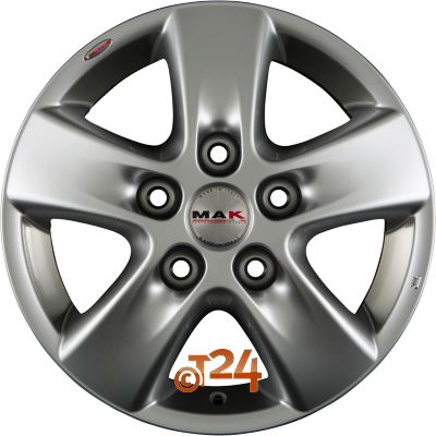 MAK Velgen - HD! 2 Hyper Silver - 15 inch