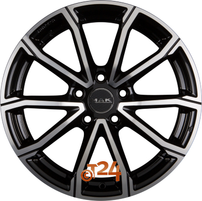 MAK Velgen - DAVINCI Black Mirror Face - 18 inch