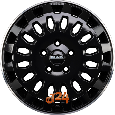 MAK Velgen - OVERLAND Gloss Black Mirror Ring - 17 inch
