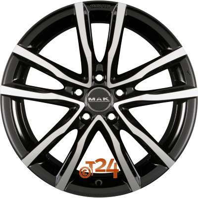 MAK Velgen - MILANO 5 Black Mirror Face - 16 inch