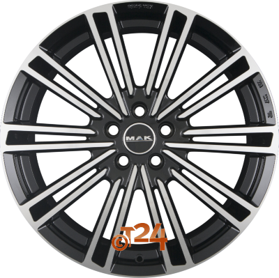 MAK Velgen - YORK Black Mirror Face - 19 inch