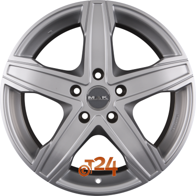 MAK Velgen - KING 5 Silver - 17 inch