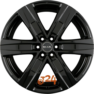 MAK Velgen - STONE 6 Gloss Black - 18 inch