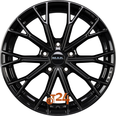 MAK Velgen - ASPHALT Gloss Black - 19 inch