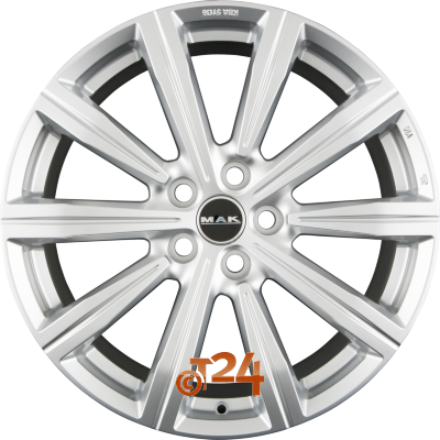 MAK Velgen - BIRMINGHAM Silver - 22 inch