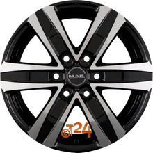 MAK Velgen - STONE 6 Black Mirror Face - 18 inch