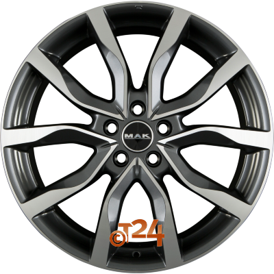 MAK Velgen - HIGHLANDS Gun Metallic Mirror Face - 20 inch