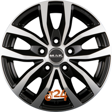 MAK Velgen - LOAD 5 Ice Black - 16 inch