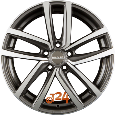 MAK Velgen - DRESDEN Gun Metal Mirror Face - 19 inch