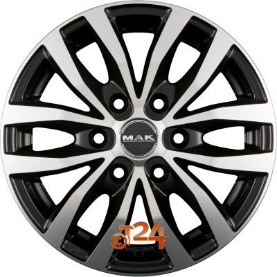 MAK Velgen - LOAD 6 Ice Black - 16 inch