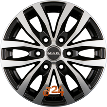 MAK Velgen - LOAD 6 Ice Black - 16 inch