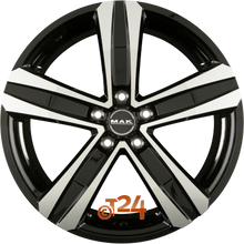 MAK Velgen - STONE 5 Black Mirror Face - 15 inch