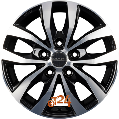 MAK Velgen - LOAD 5 Black Mirror Face - 15 inch