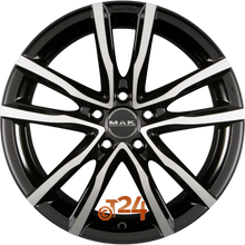 MAK Velgen - MILANO 5 Black Mirror Face - 16 inch