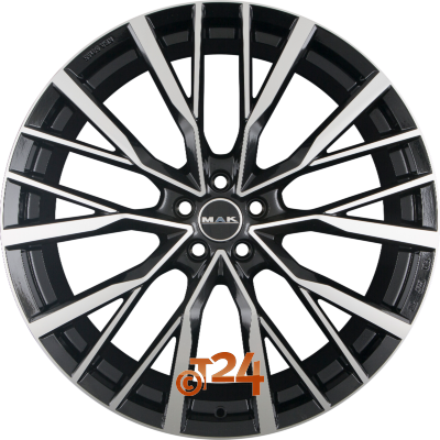 MAK Velgen - KENT Black Mirror Face - 22 inch