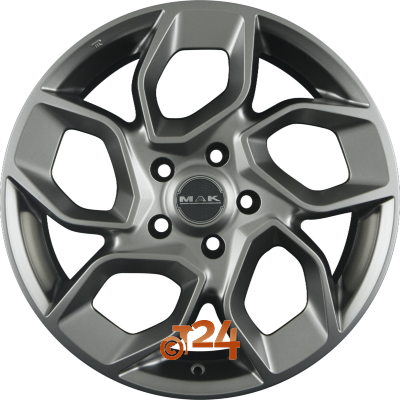 MAK Velgen - EXPRESS Matt Titan - 17 inch