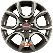 MAK Velgen - TORINO Gun Metallic Mirror Face - 14 inch