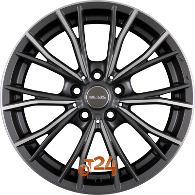 MAK Velgen - MARK Gun Metal Mirror Face - 20 inch