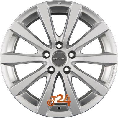 MAK Velgen - IGUAN Silver - 14 inch