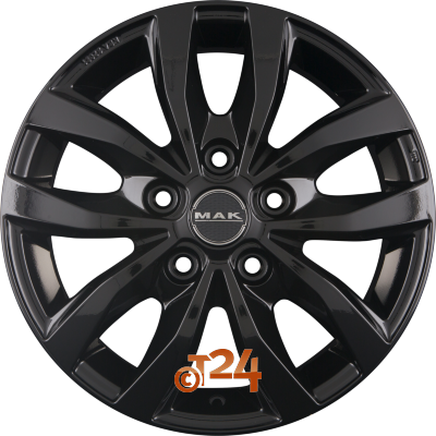 MAK Velgen - LOAD 5 Gloss Black - 17 inch