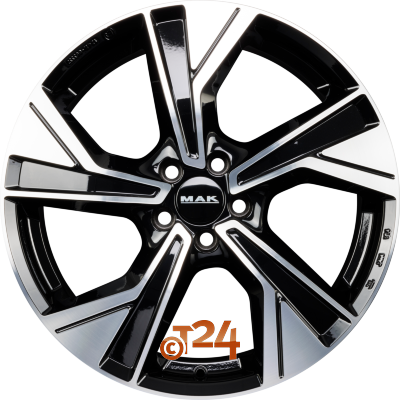 MAK Velgen - MALMÃ– Black Mirror Face - 19 inch