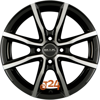 MAK Velgen - MILANO 4 Black Mirror Face - 16 inch
