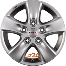 MAK Velgen - HD! Hyper Silver - 16 inch