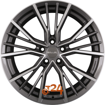 MAK Velgen - UNION Gun Metal Mirror Face - 17 inch