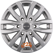 MAK Velgen - LOAD 6 Silver - 16 inch