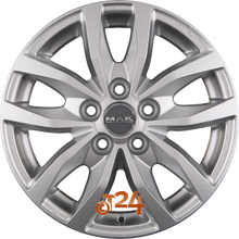 MAK Velgen - LOAD 5 Silver - 16 inch