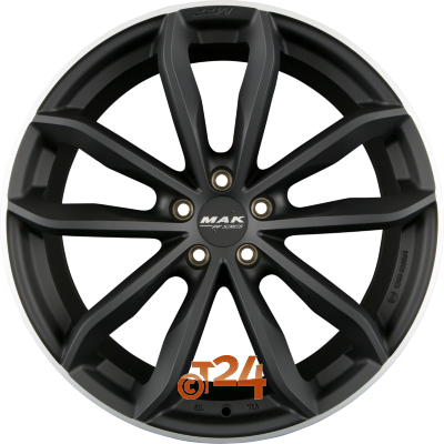 MAK Velgen - 24H-FF Ice Ring Black - 20 inch