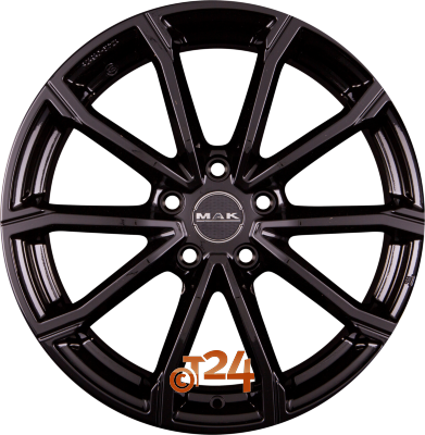 MAK Velgen - DAVINCI Gloss Black - 18 inch