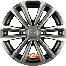 MAK Velgen - SAFARI 6 Gun Metal Mirror Face - 17 inch