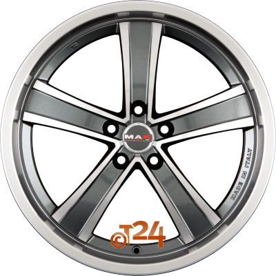 MAK Velgen - CHRONO Anthrazit Frontpoliert - 18 inch
