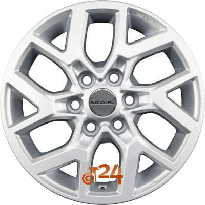MAK Velgen - GRAVEL Silver - 16 inch