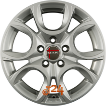MAK Velgen - TORINO Silver - 17 inch