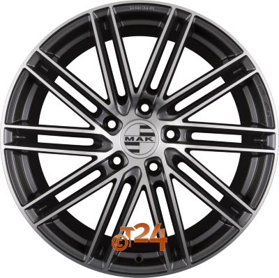 MAK Velgen - LEIPZIG Gun Metal Mirror Face - 21 inch