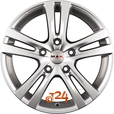 MAK Velgen - ZENITH Hyper Silver - 15 inch