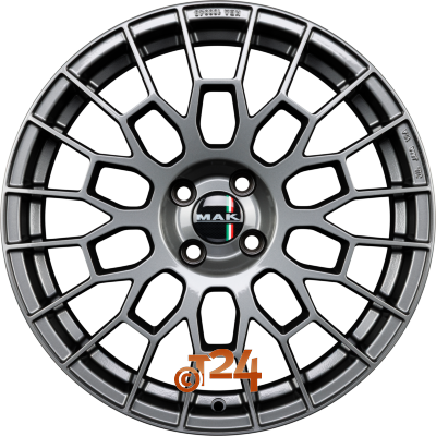MAK Velgen - APX Gloss Gun Metallic - 18 inch