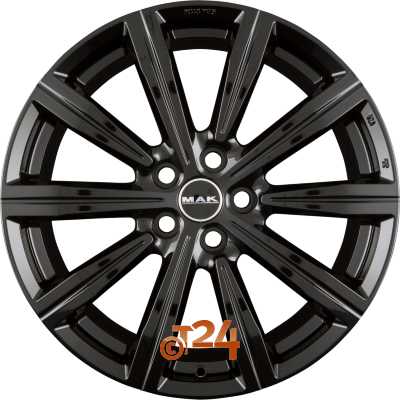 MAK Velgen - BIRMINGHAM Gloss Black - 20 inch