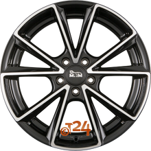 MAM Velgen - MAM A5 Black Front Polished  - 20 inch