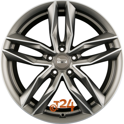 MAM Velgen - MAM RS3 Palladium Front Polish  - 20 inch