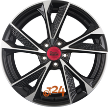 MAM Velgen - MAM RS6 Black Front Polish  - 17 inch