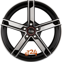 MAM Velgen - MAM W4 Black Front Polished  - 16 inch