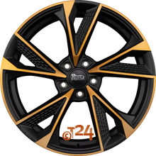MAM Velgen - MAM RS6 Matt Black Front Copper  - 19 inch