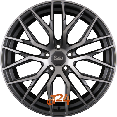 MAM Velgen - MAM RS4 Palladium Front Polish  - 17 inch