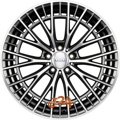 MAM Velgen - MAM GT2 Palladium Front Polish  - 19 inch
