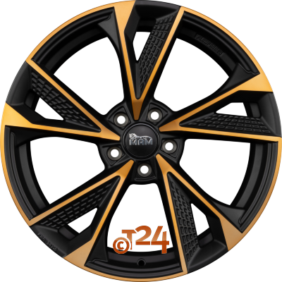 MAM Velgen - MAM RS6 Matt Black Front Copper  - 20 inch