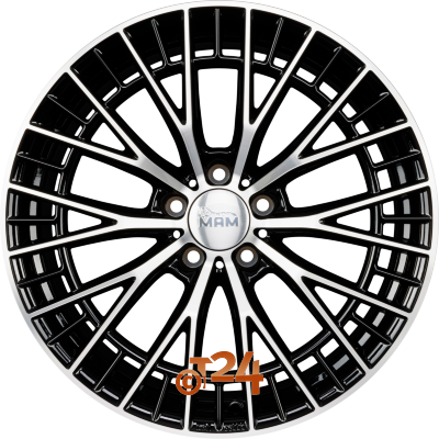 MAM Velgen - MAM GT2 Black Front Polish  - 19 inch
