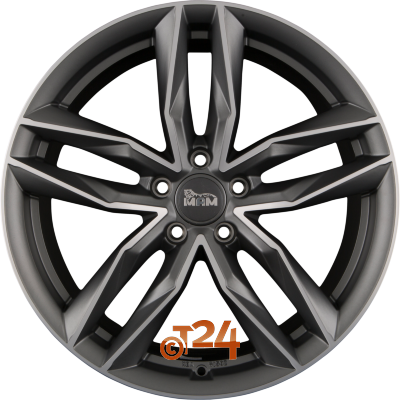 MAM Velgen - MAM RS3 Matt Palladium Front Polish  - 18 inch